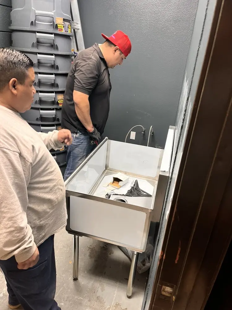Commercial plumbing and sink installation in Vorden